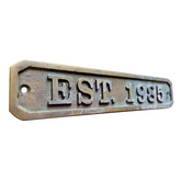 Cast Brass Door Plates: Custom Signs & Plaques